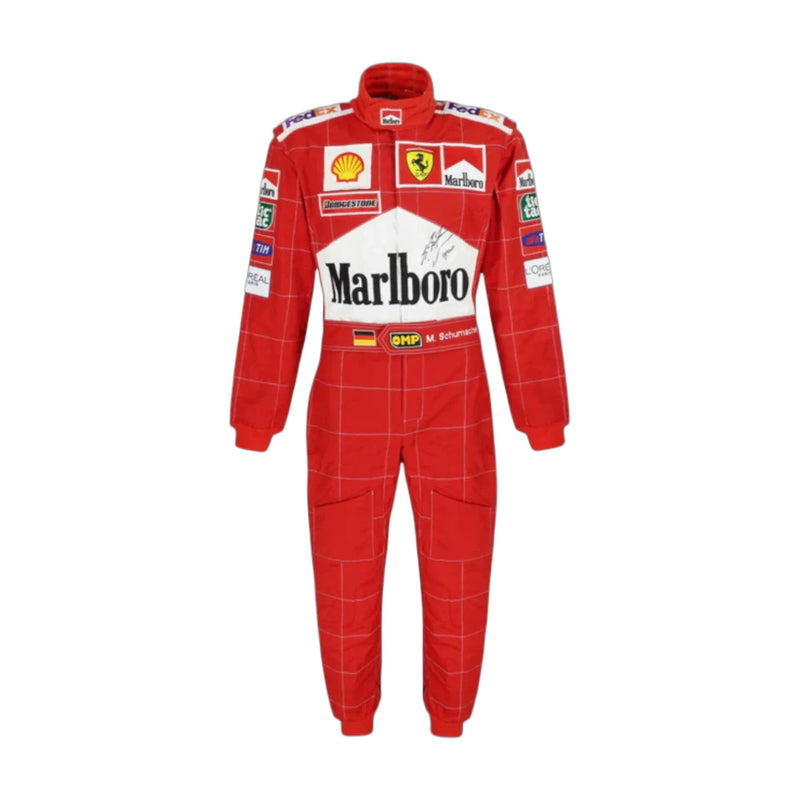 2002 Michael Schumacher Ferrari F1 Printed Race Suit