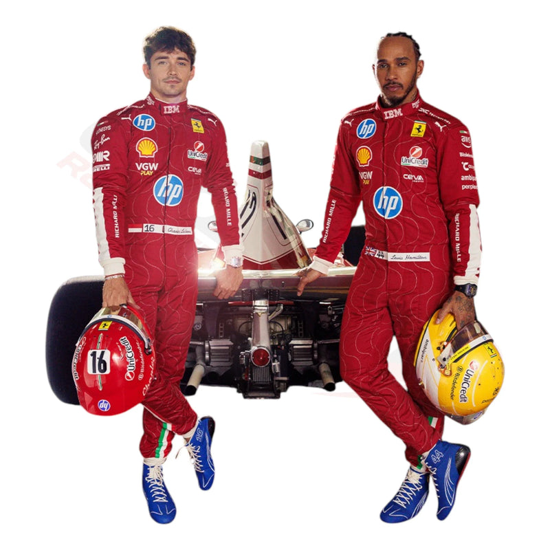 2025 Lewis Hamilton Scuderia Ferrari HP Monza GP F1 Race Suit