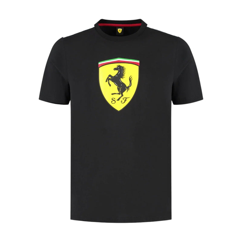 Scuderia Ferrari Shield Logo T Shirt Black