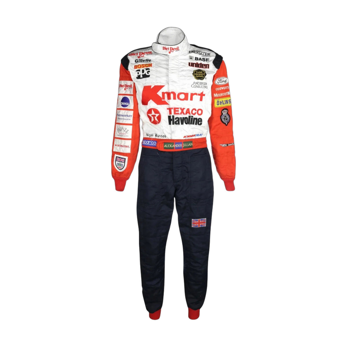 1993 Nigel Mansell Haas Racing IndyCar Printed Race Suit