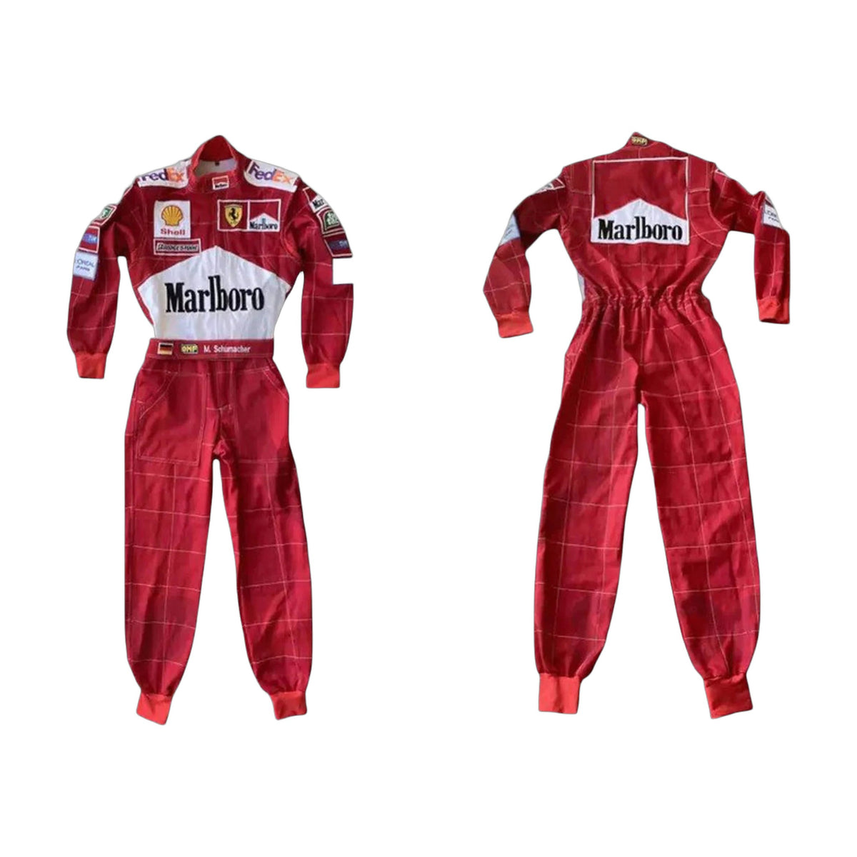 2001 Michael Schumacher Embroidered patches F1 Race Suit