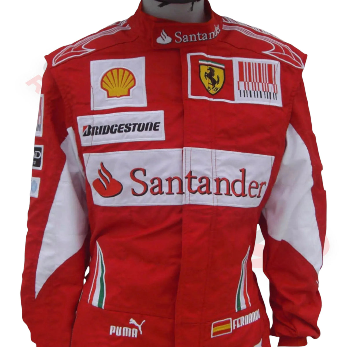 2010 Fernando Alonso Embroidered patches F1 Race Suit