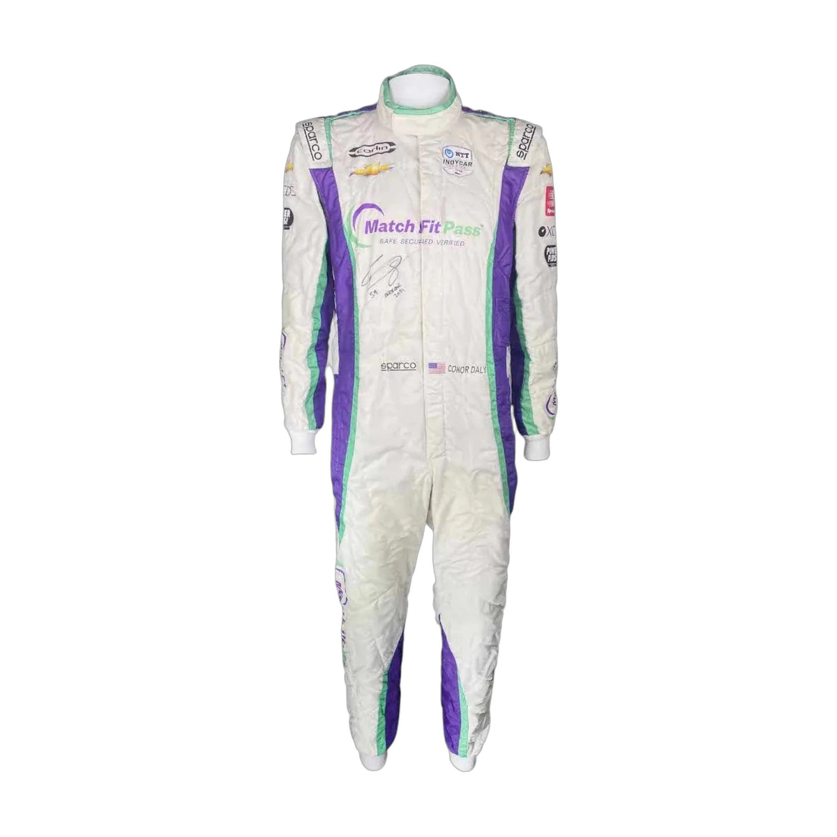 2021 Conor Daly Carlin Racing IndyCar Printed Race Suit