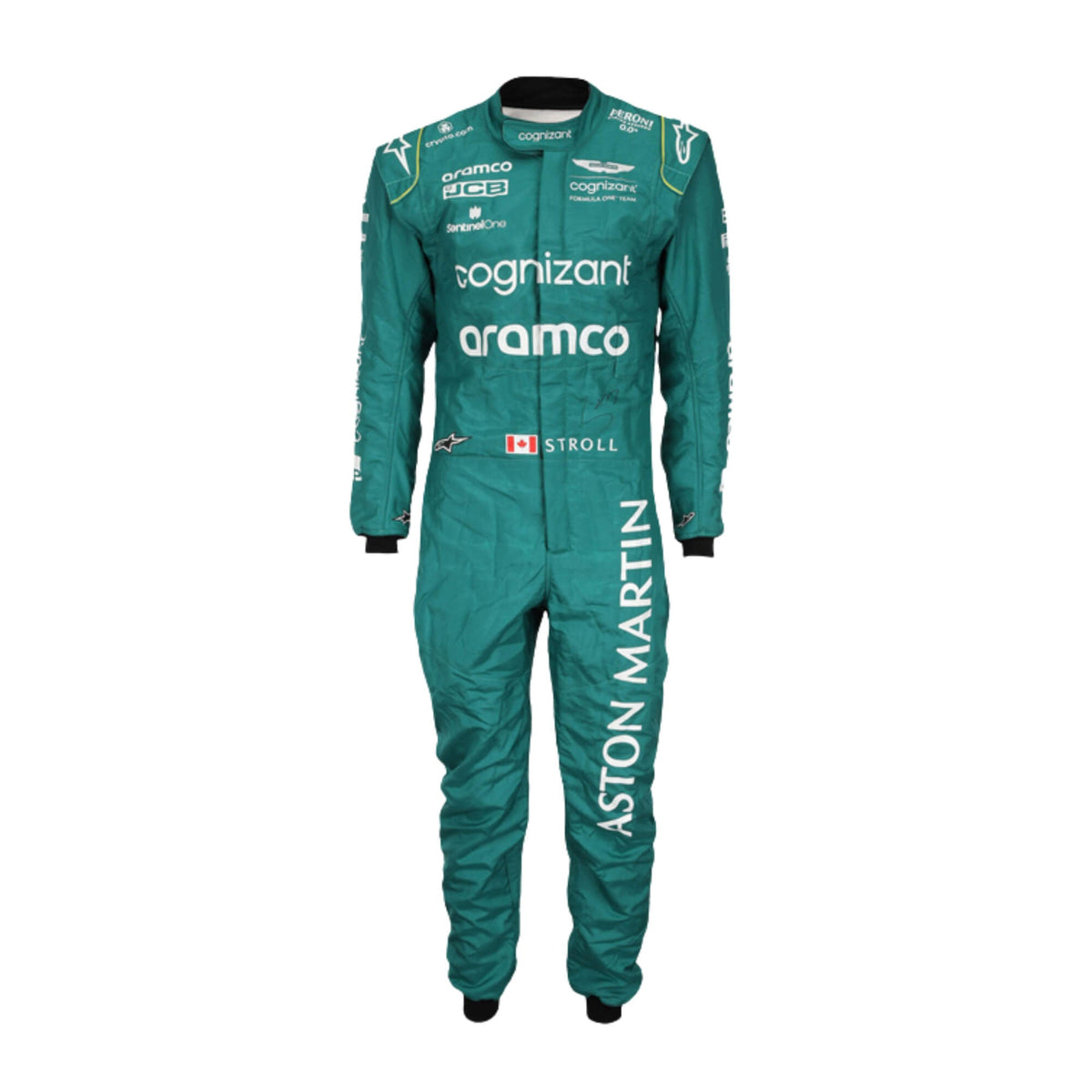 2023 Lance Stroll Aston Martin F1 Race Suit (front)