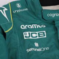 2023 Lance Stroll Aston Martin F1 Race Suit (logos)