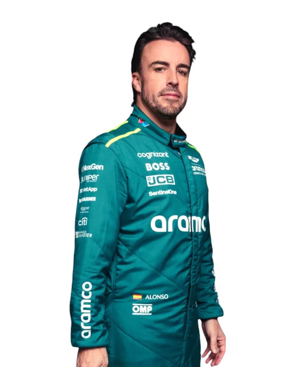 2024 Fernando Alonso Aston Martin F1 Race Suit