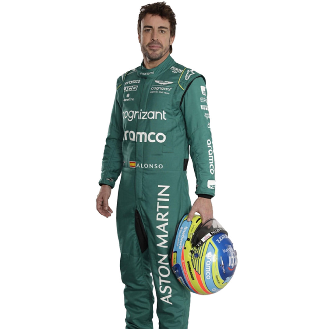 2023 Fernando Alonso Aston Martin F1 Race Suit