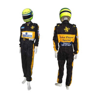 Ayrton Senna 1985 F1 JPS Embroidery Race Suit