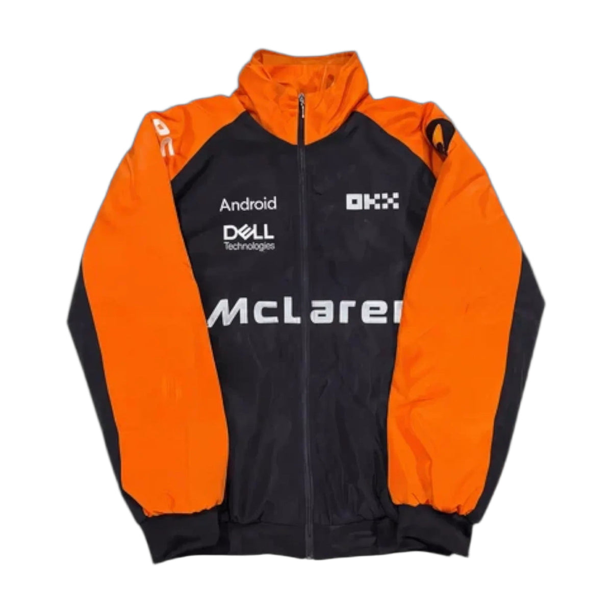McLaren F1 Classic Vintage Jacket | Orange And Black