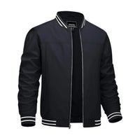 Men's Lightweight Bomber Jacket - Black
