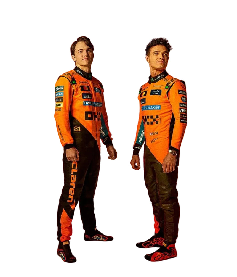 New 2025 Oscar Piastri McLaren F1 Race Suit